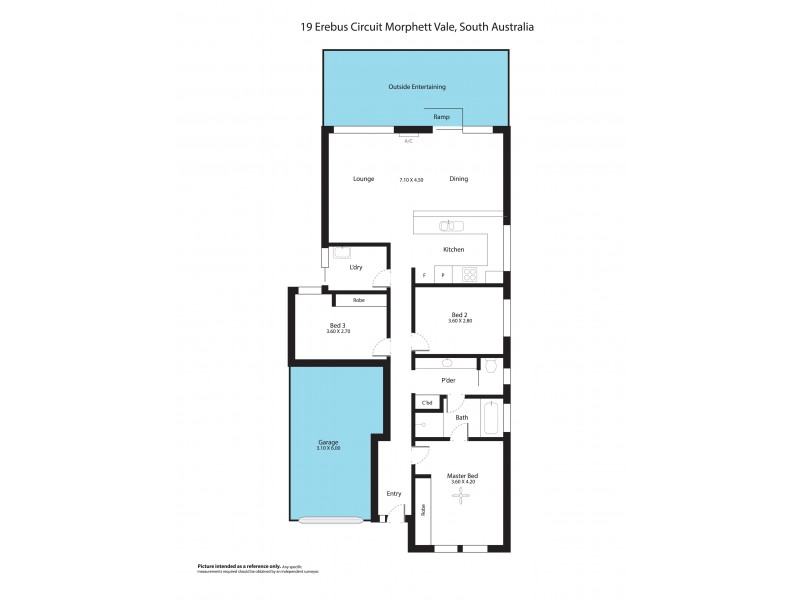 19 Erebus Circuit, Morphett Vale SA 5162 Floorplan