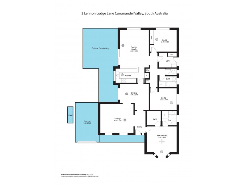 3 Lennon Lodge Lane, Coromandel Valley SA 5051 Floorplan