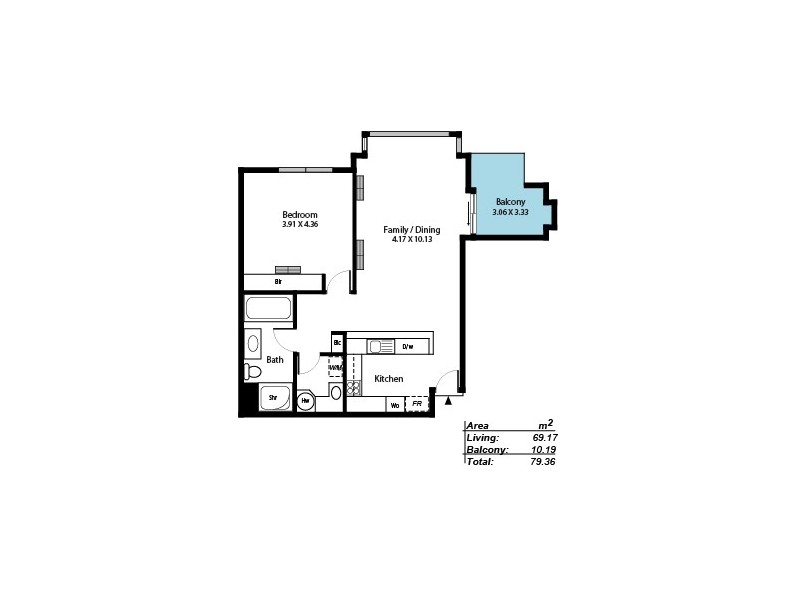 35/31 Colley Terrace, Glenelg SA 5045 Floorplan