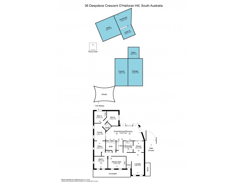 36 Deepdene Crescent, O’halloran Hill SA 5158 Floorplan
