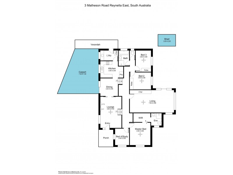 3 Matheson Rd, Reynella East SA 5161 Floorplan