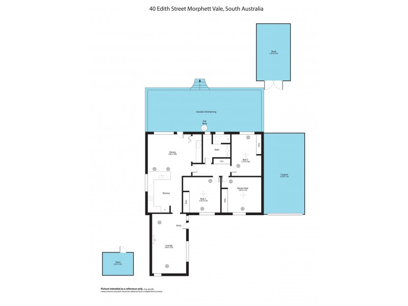 40 Edith Street, Morphett Vale SA 5162 Floorplan