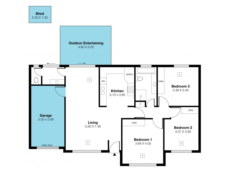 1/106 Acre Avenue, Morphett Vale SA 5162 Floorplan