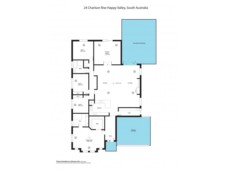 24 Charlson Rise, Happy Valley SA 5159 Floorplan