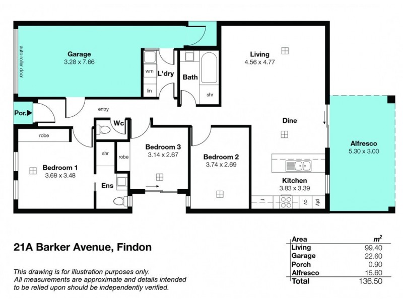 21a Barker Avenue, Findon SA 5023 Floorplan