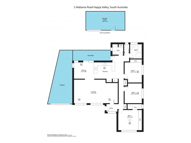 5 Alabama Road, Happy Valley SA 5159 Floorplan