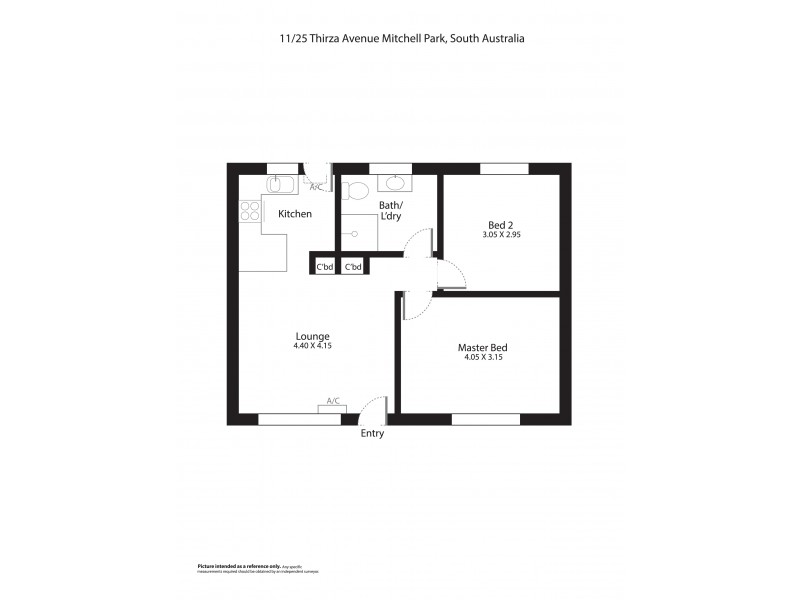 11/25 Thirza Avenue, Mitchell Park SA 5043 Floorplan