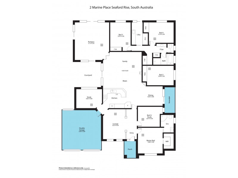2 Marine Place, Seaford Rise SA 5169 Floorplan