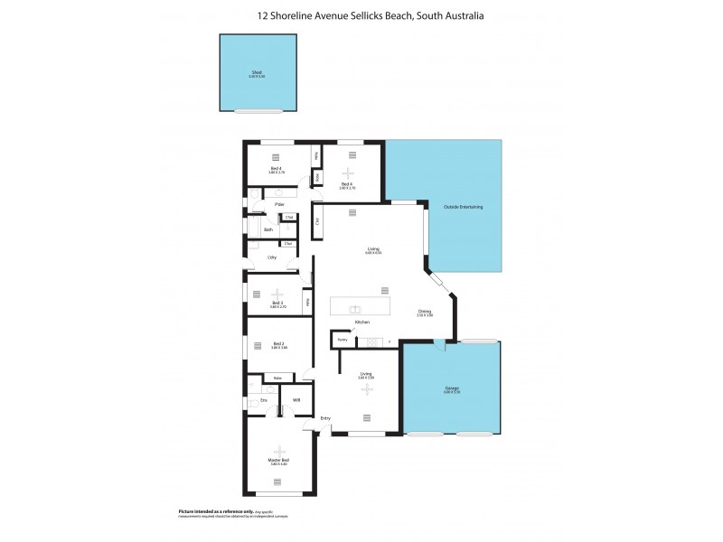 12 Shoreline Avenue, Sellicks Beach SA 5174 Floorplan