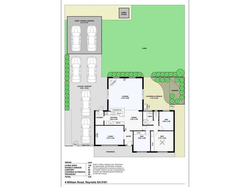 4 William Road, Reynella SA 5161 Floorplan