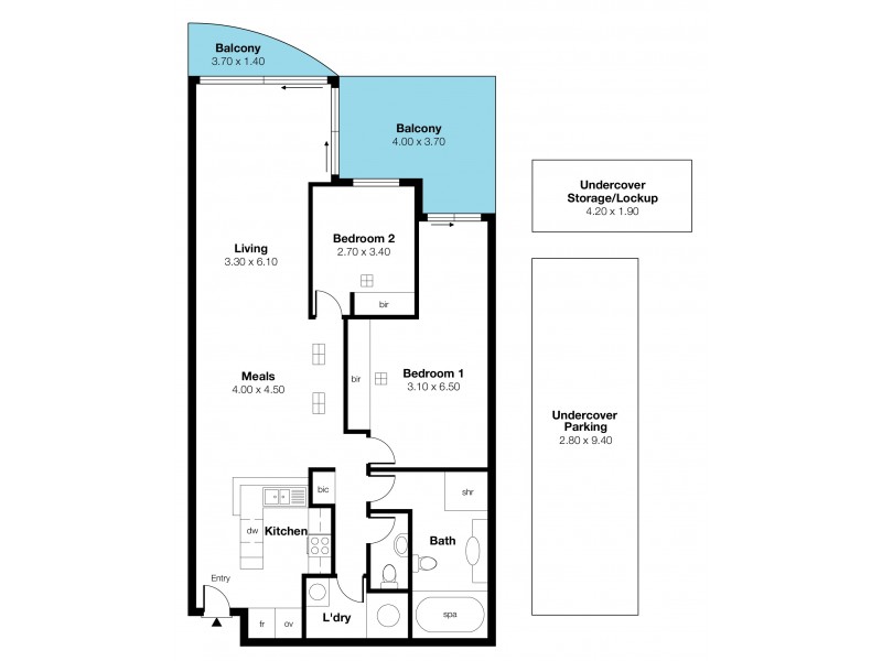 62/3 Holdfast Promenade, Glenelg SA 5045 Floorplan