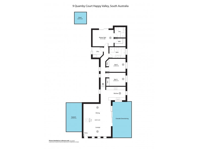 9 Quamby Court, Happy Valley SA 5159 Floorplan