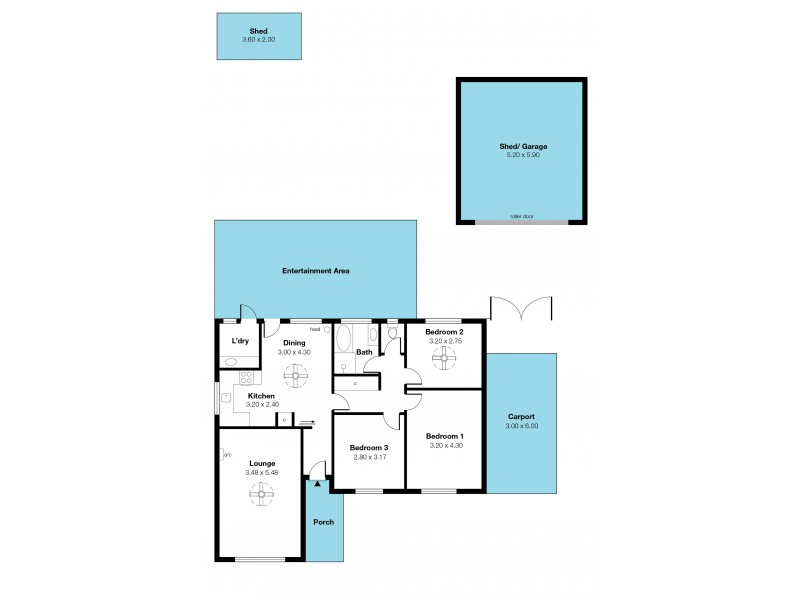 23 Meadow Way, Hackham West SA 5163 Floorplan