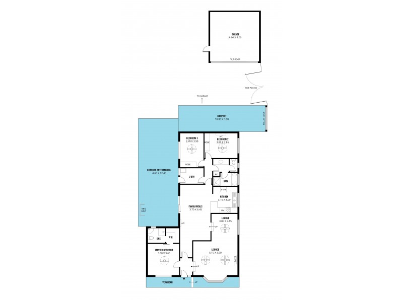 1 Dewvale Road, O’halloran Hill SA 5158 Floorplan