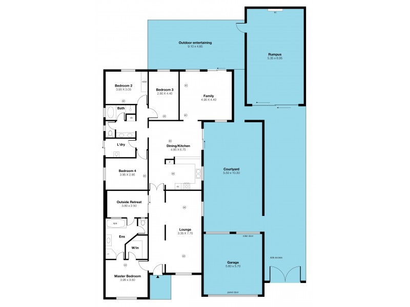 3 Wooding Avenue, Woodcroft SA 5162 Floorplan