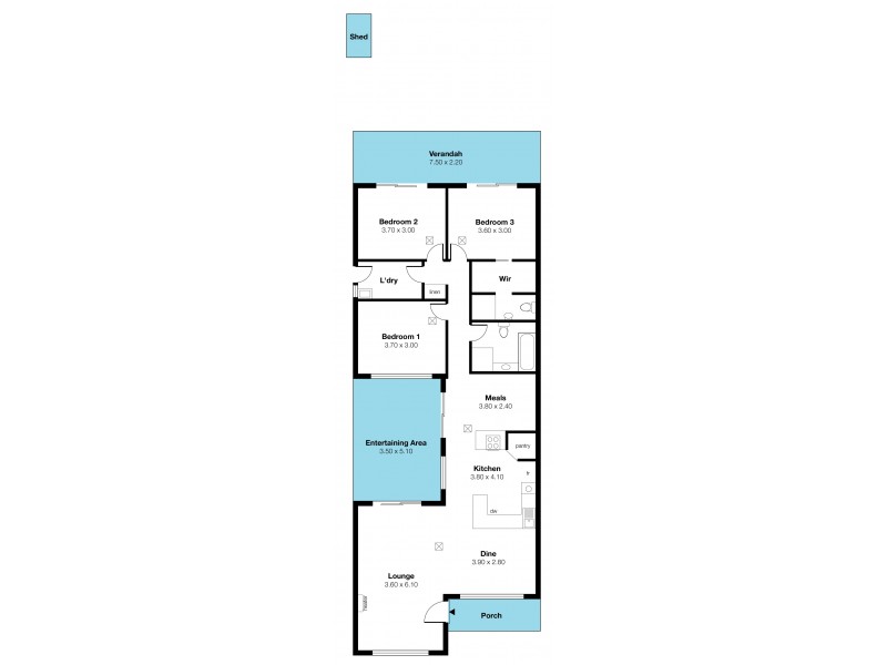 259A Esplanade, Seaford SA 5169 Floorplan