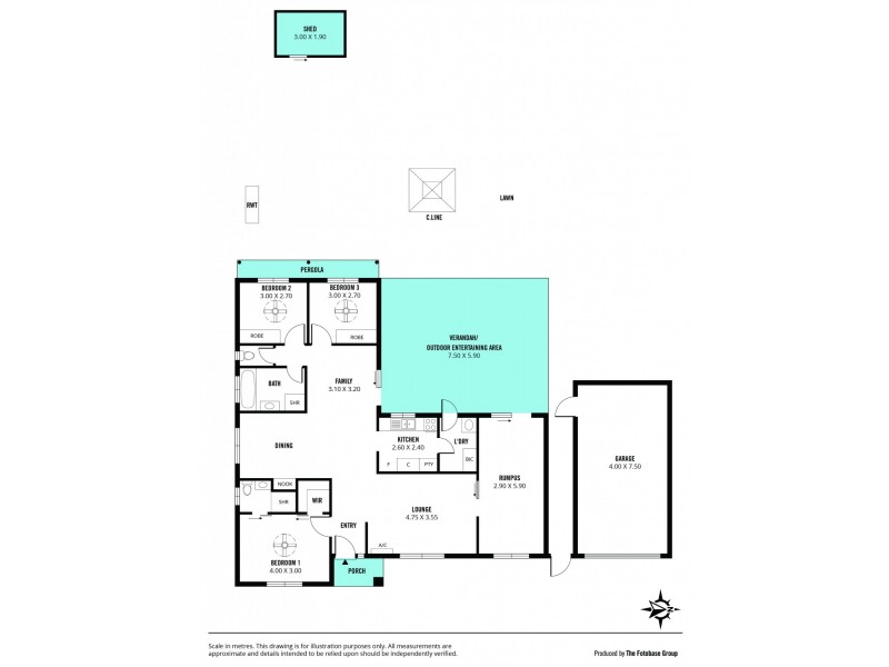 1 Kimber Street, Aldinga Beach SA 5173 Floorplan