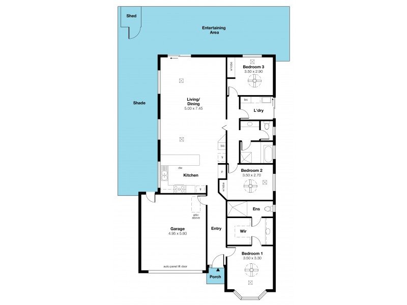 14 White Crescent, Seacombe Gardens SA 5047 Floorplan