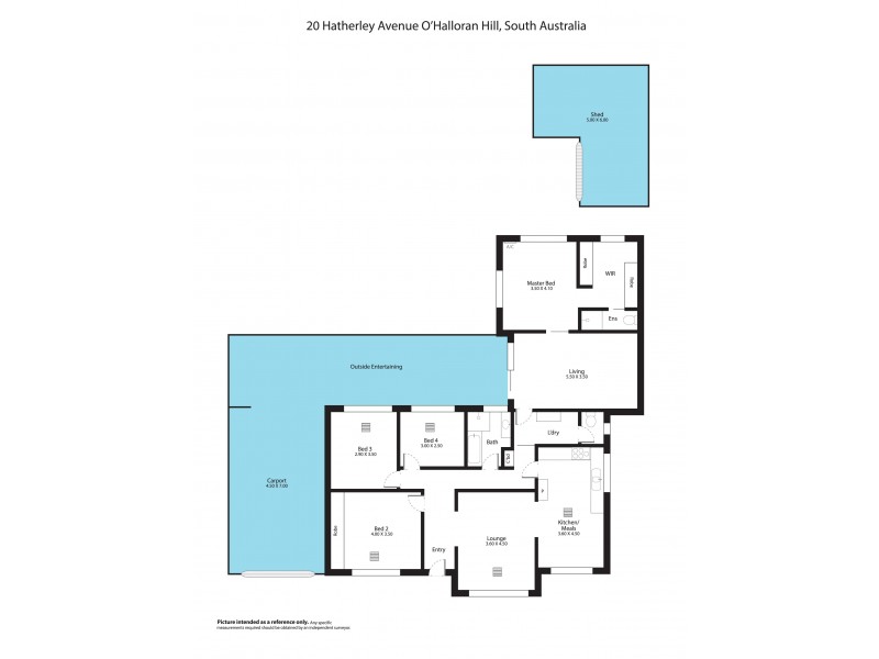 20 Hatherley Avenue, O’halloran Hill SA 5158 Floorplan
