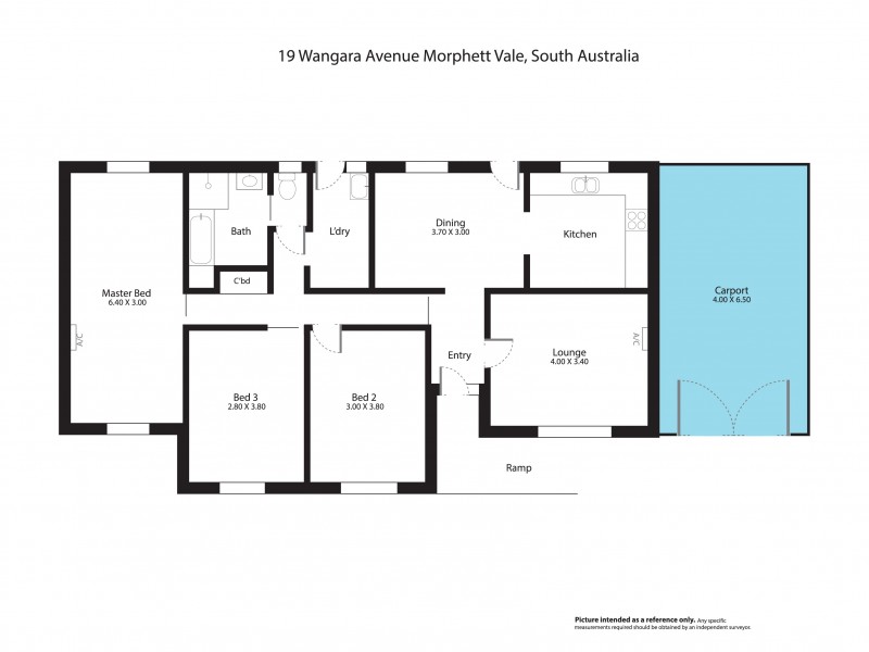 19 Wangara Aveune, Morphett Vale SA 5162 Floorplan
