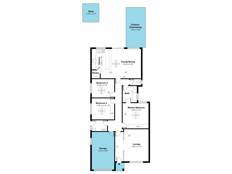 14 Spruce Avenue, Seaford SA 5169 Floorplan