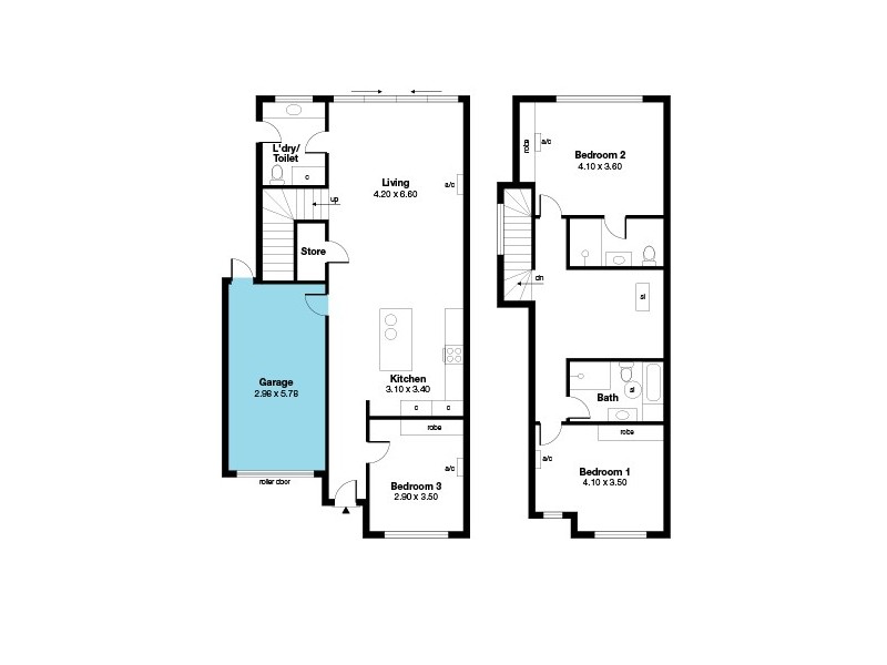 49A and 49B Garfield Avenue, Kurralta Park SA 5037 Floorplan