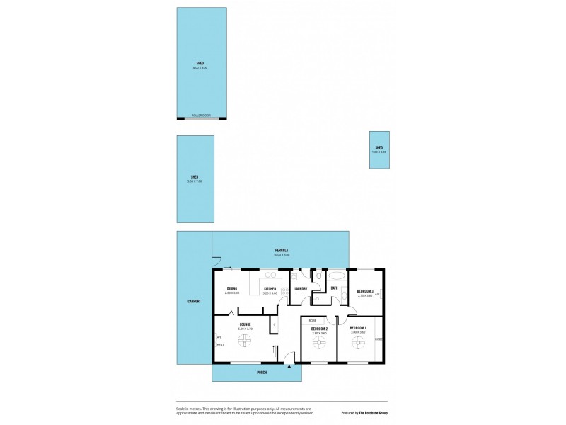 16 Baden Terrace, O’sullivan Beach SA 5166 Floorplan