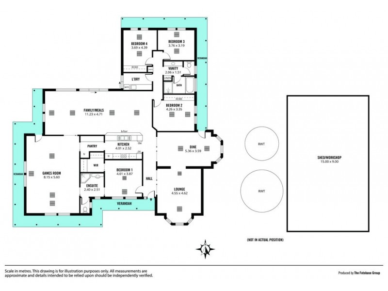 13 Scenic Court, Chandlers Hill SA 5159 Floorplan