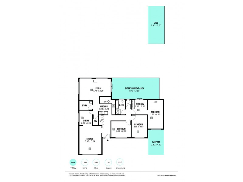 13 Angela Street, Reynella SA 5161 Floorplan