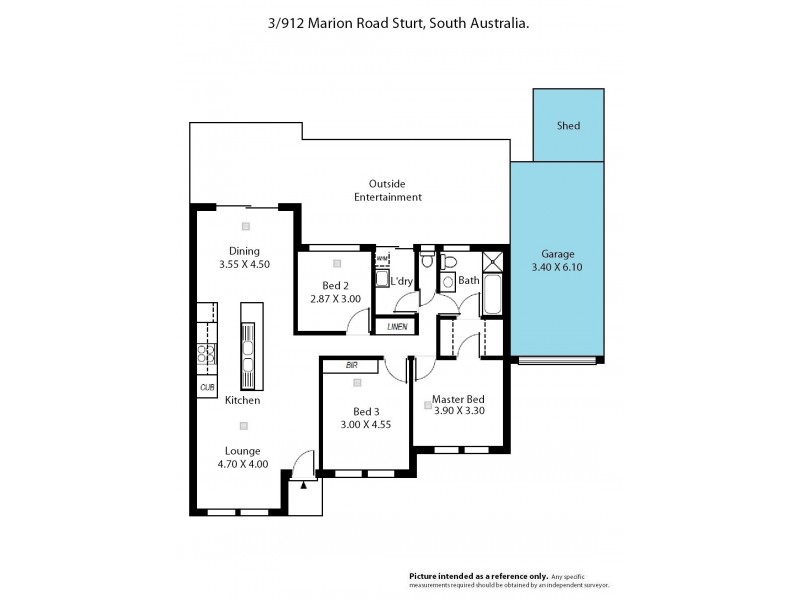 3/912 Marion Road, Sturt SA 5047 Floorplan