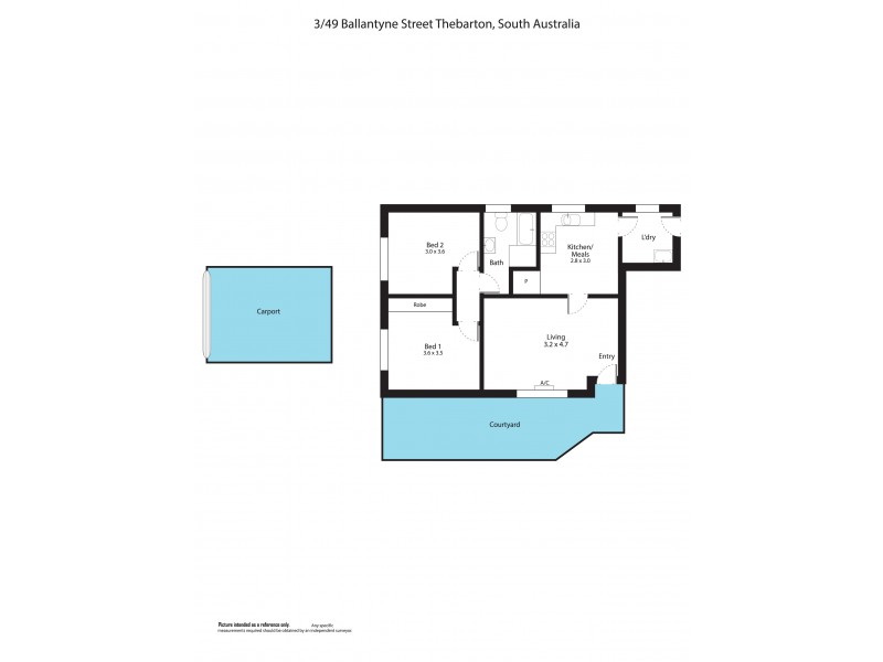 3/49 Ballantyne Street, Thebarton SA 5031 Floorplan
