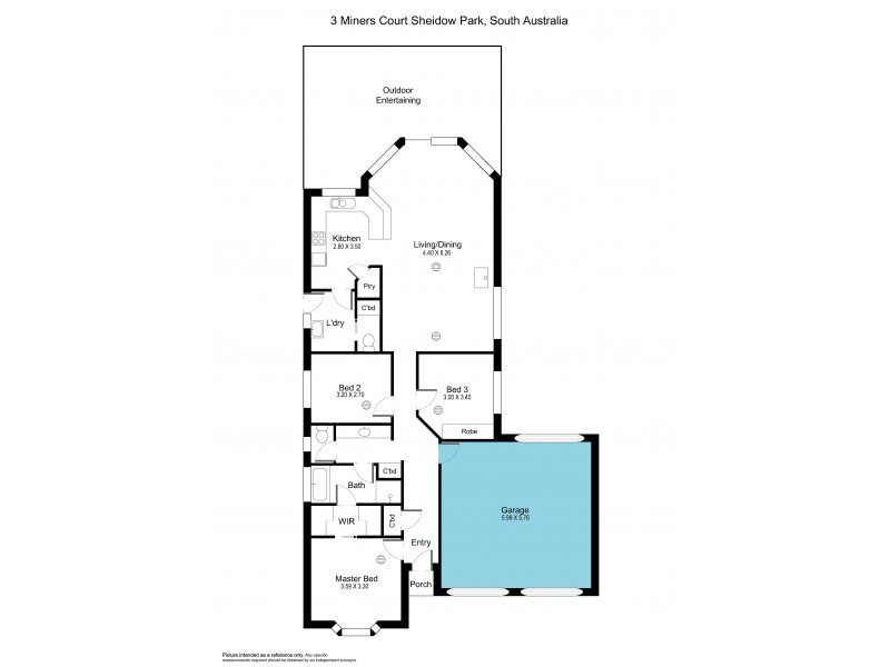 3 Miners Court, Sheidow Park SA 5158 Floorplan