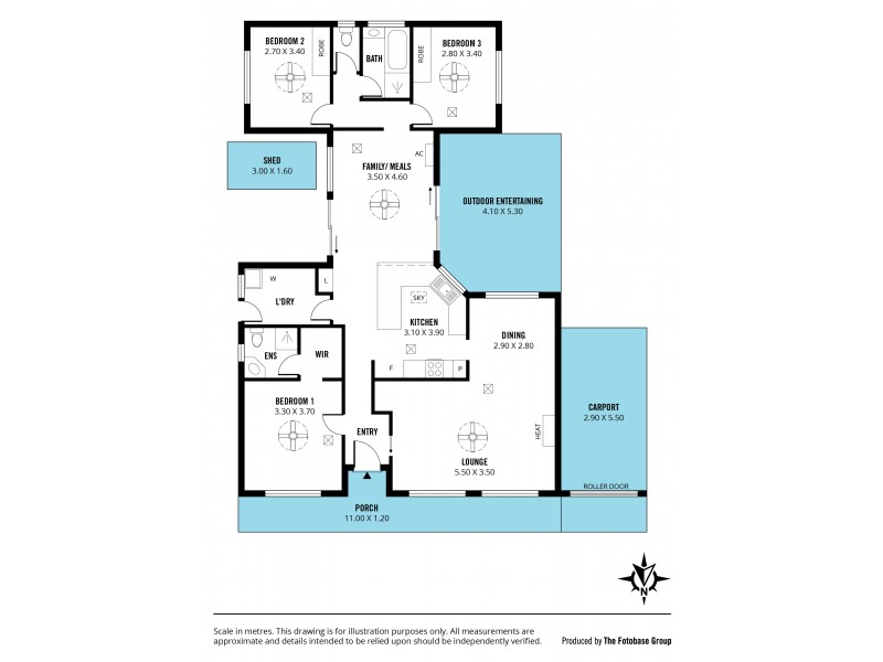 14 Nedland Crescent, Port Noarlunga South SA 5167 Floorplan