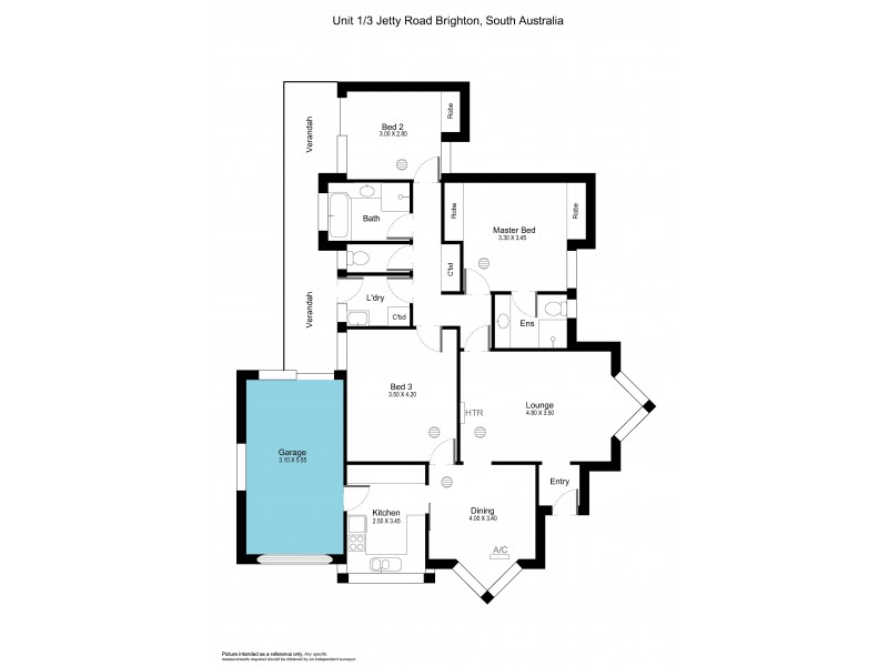 1/3 Jetty Road, Brighton SA 5048 Floorplan