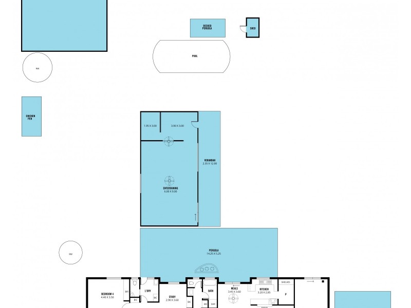 11 Donnithorne Road, Willyaroo SA 5255 Floorplan