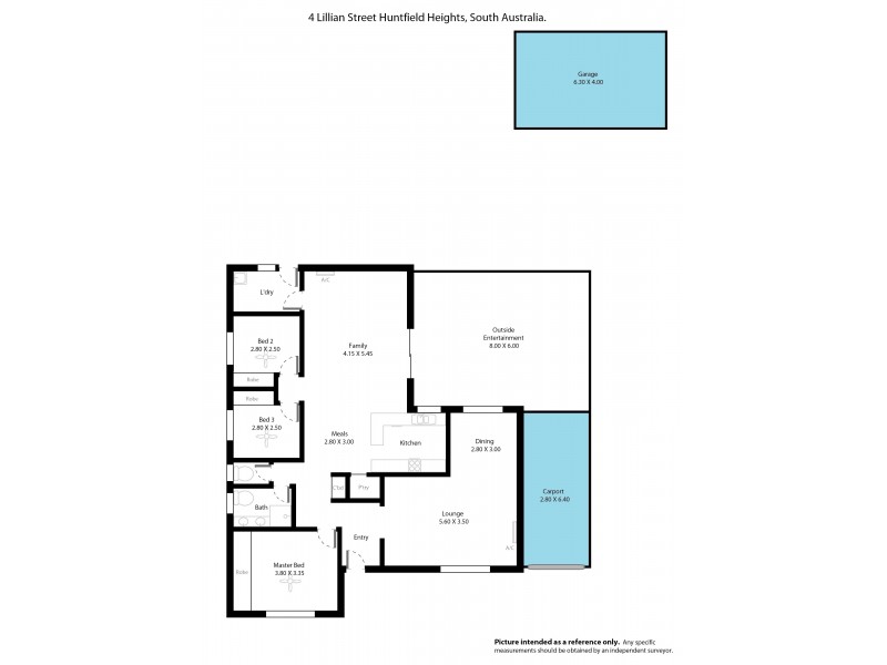 4 Lillian Street, Huntfield Heights SA 5163 Floorplan
