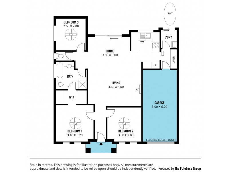 14 Raphael Crescent, Morphett Vale SA 5162 Floorplan