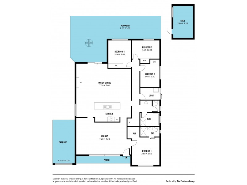 7 Cranbourne Drive, O’halloran Hill SA 5158 Floorplan
