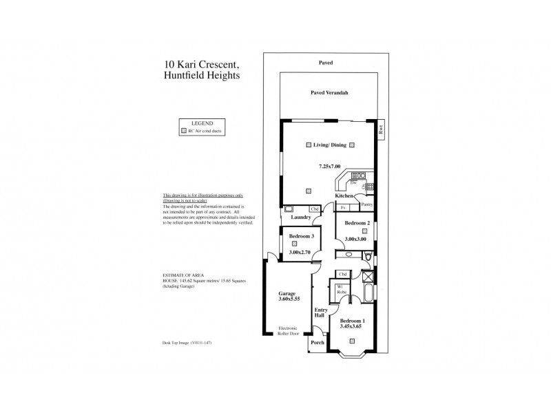 10 Kari Crescent, Huntfield Heights SA 5163 Floorplan