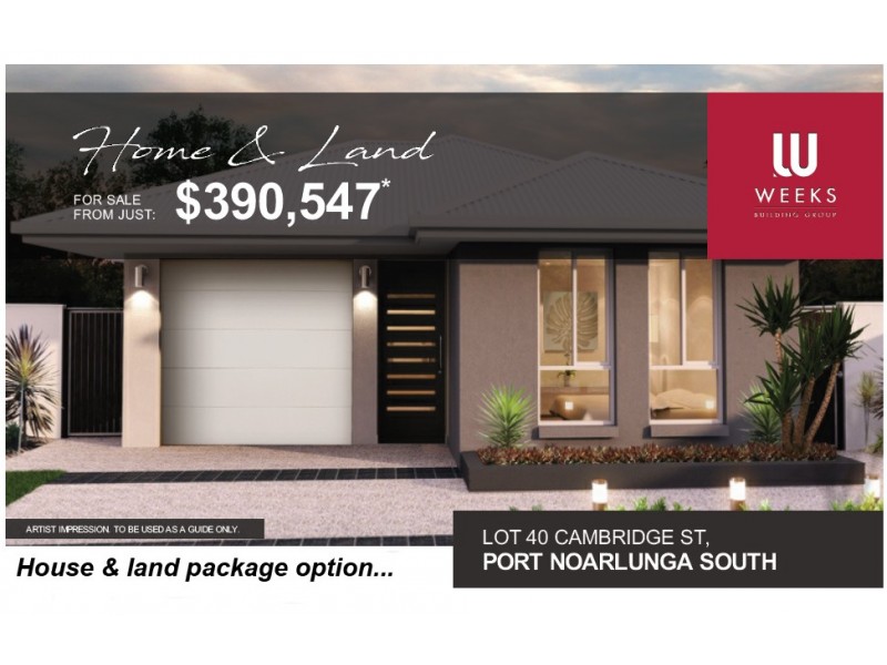 Lot 40, 65 Cambridge Street, Port Noarlunga South SA 5167
