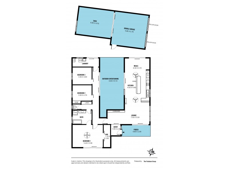 1 Olivier Terrace, Hallett Cove SA 5158 Floorplan