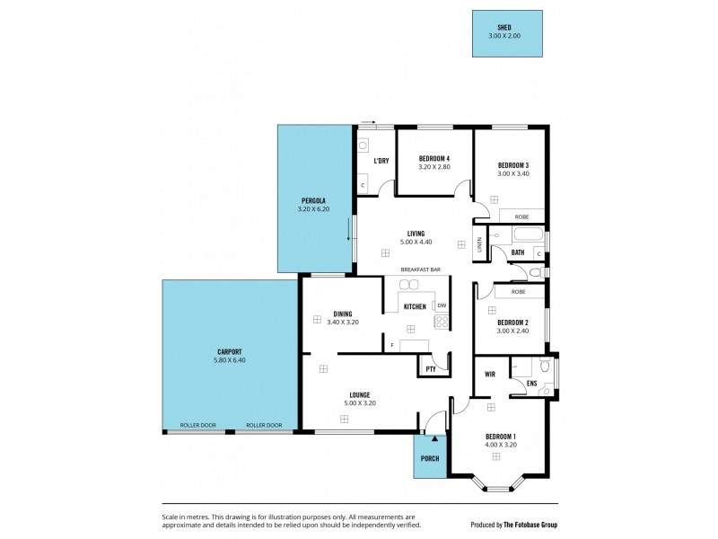 9 Todd Street, Woodcroft SA 5162 Floorplan
