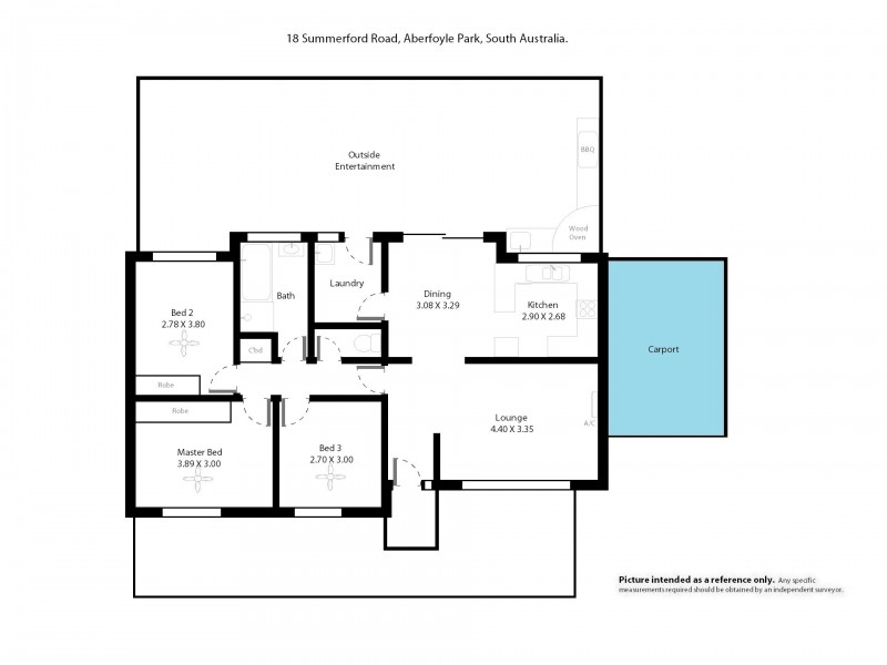 18 Summerford Rd, Aberfoyle Park SA 5159 Floorplan