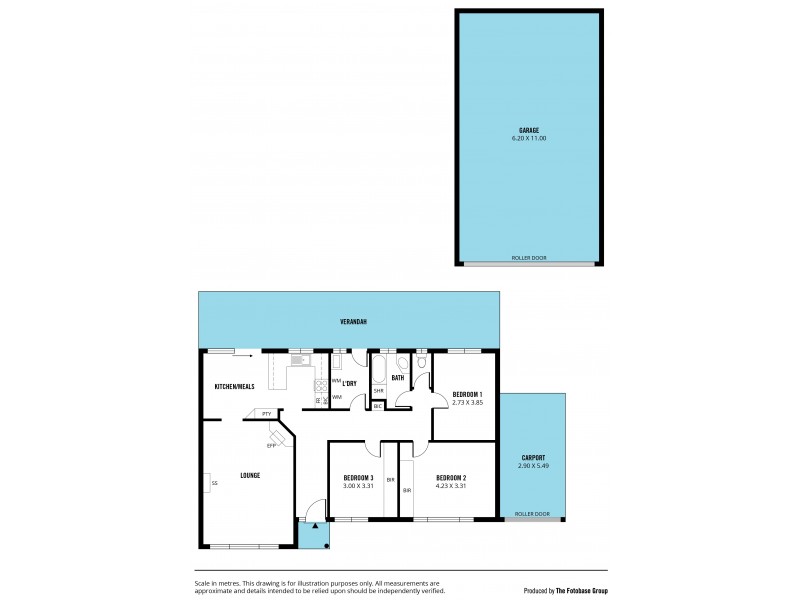 16 Wattle Street, Morphett Vale SA 5162 Floorplan
