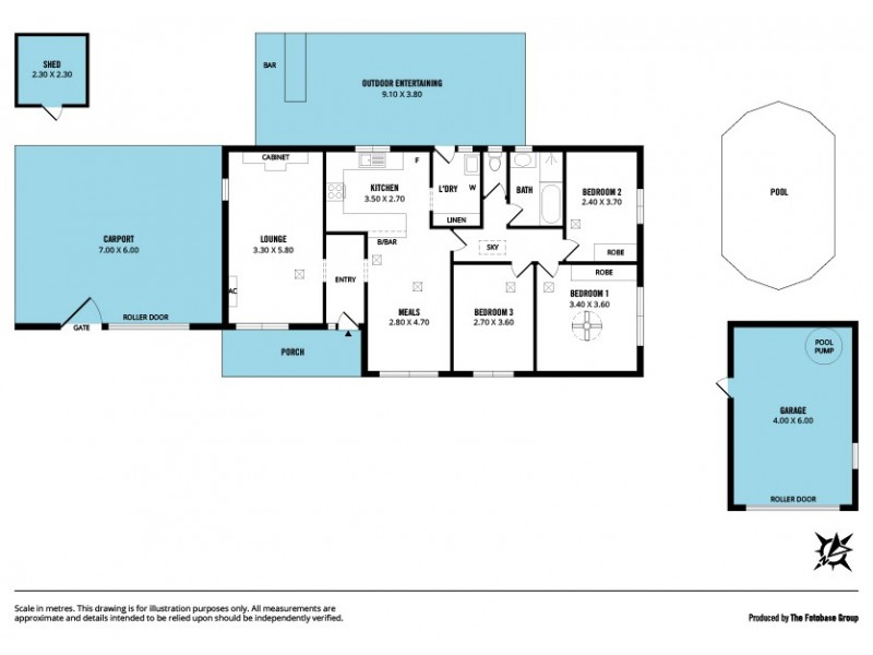 44 Gardenia Crescent, Morphett Vale SA 5162 Floorplan