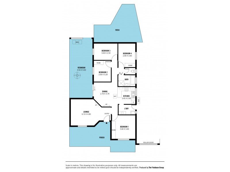 60 Bordeaux Drive, Woodcroft SA 5162 Floorplan