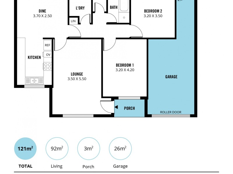 3/82 Rowley Road, Aldinga Beach SA 5173 Floorplan