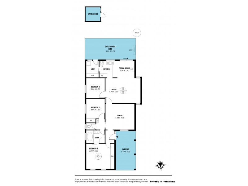 23 Mildara Close, Woodcroft SA 5162 Floorplan