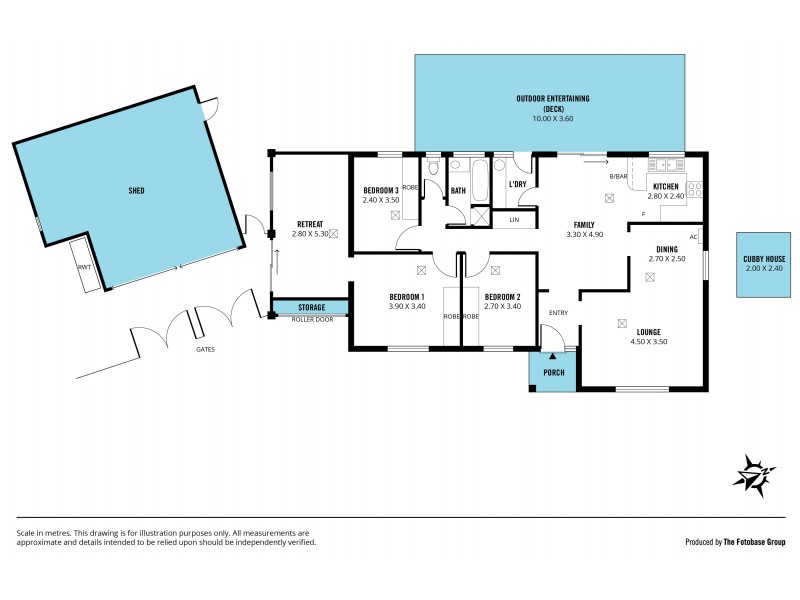 22 Rothschild Street, Woodcroft SA 5162 Floorplan