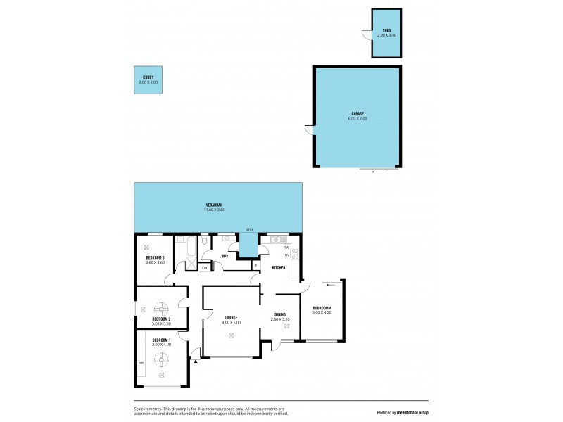 11 Claire Avenue, Morphett Vale SA 5162 Floorplan